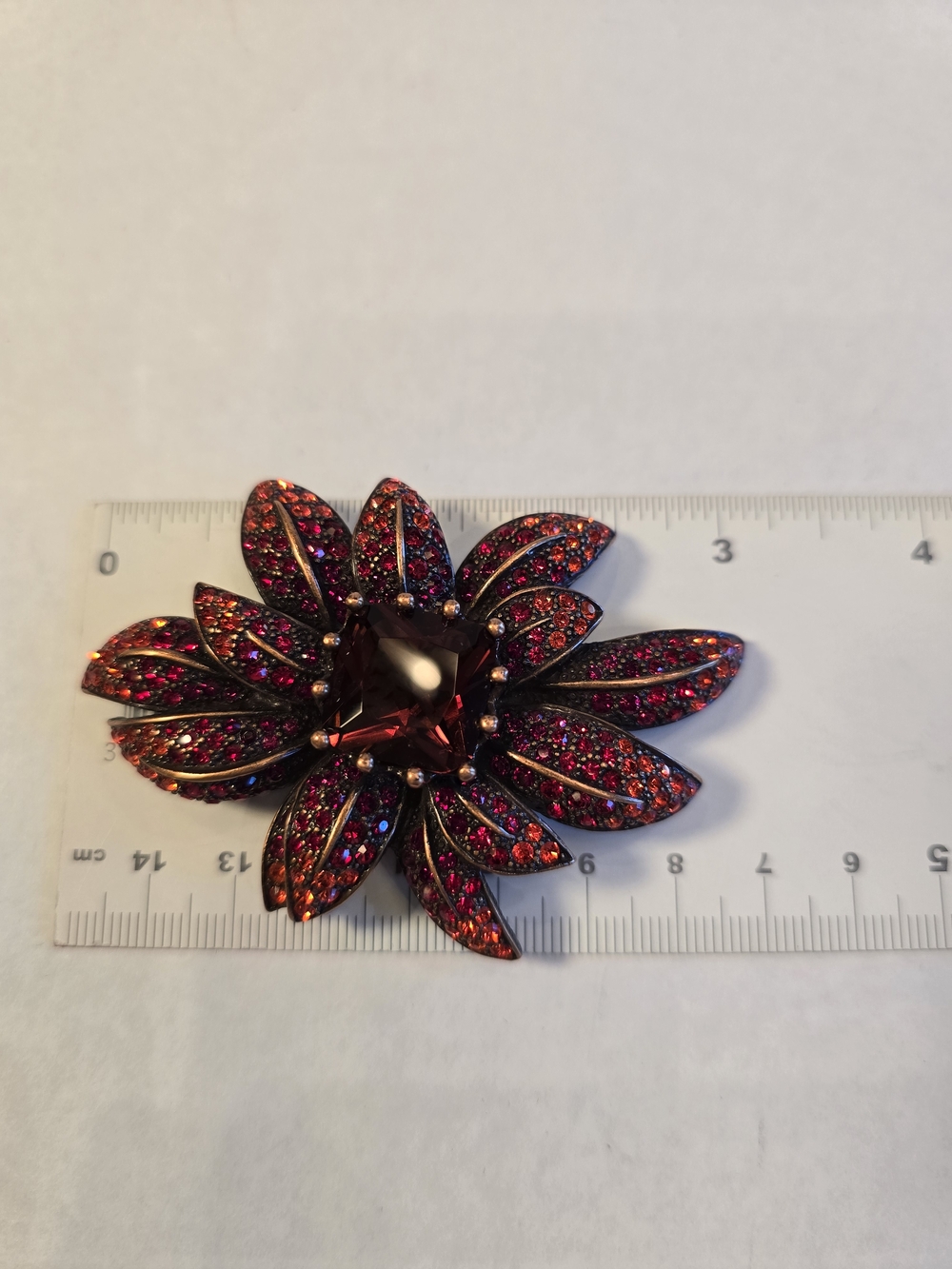 JOAN RIVERS CLASSICS COLLECTION Crystal Floral Brooch - Women's Jewelry - Picture 6 of 11
